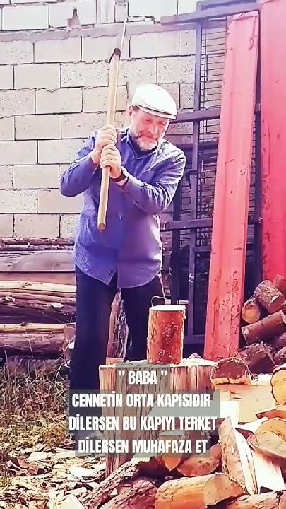 CENNETİN BABA ORTA KAPISIDIR DİLERSEN BU KAPIYI.