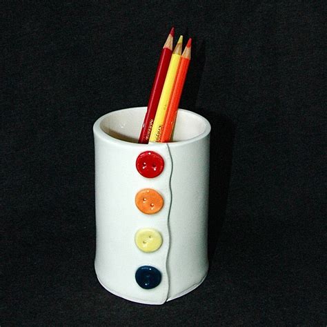 Ceramic Pencil and Pen Holder - Etsy - muktibox.com