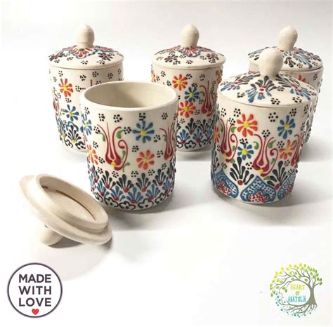 Ceramic Spice Jars - Etsy UK - muktibox.com