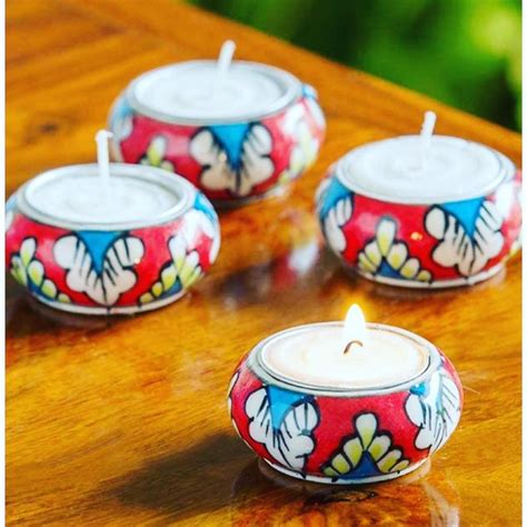Ceramic Tea Light Candle Holder - Etsy - muktibox.com