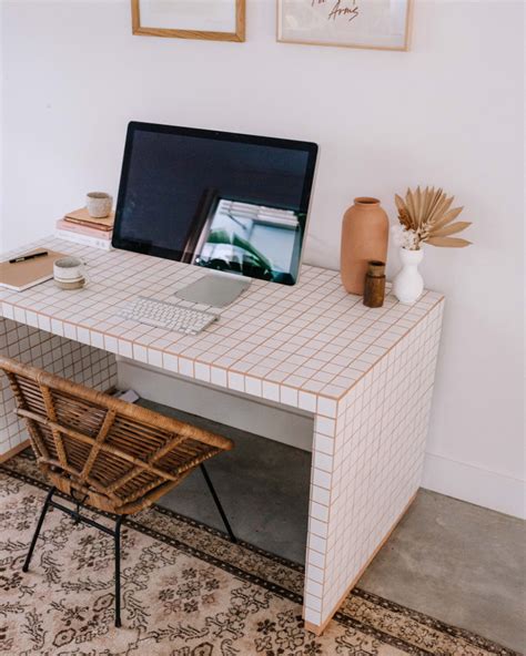 Ceramic Tile Desk - Etsy - muktibox.com