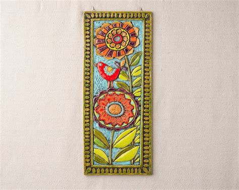 Ceramic Wall Art Plaque - Etsy - muktibox.com