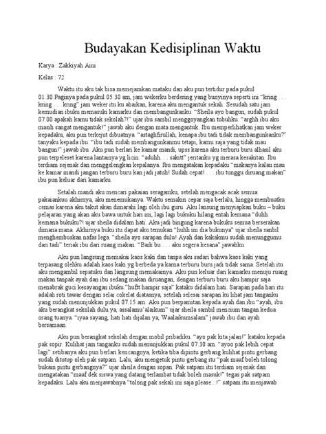 cerpen kedisiplinan - elchoricharrua.com