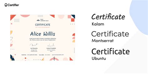 Certificate Fonts - FontSpace - muktibox.com