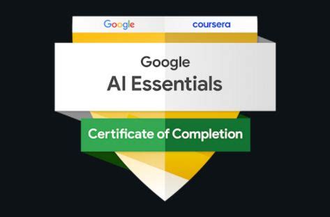 Certificate in AI Essentials - Demonstrate your foundational knowledge ... - coolestguyplanet.net