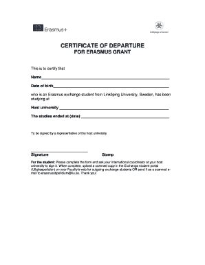 CERTIFICATE OF DEPARTURE - internazionalelingue.uniparthenope…