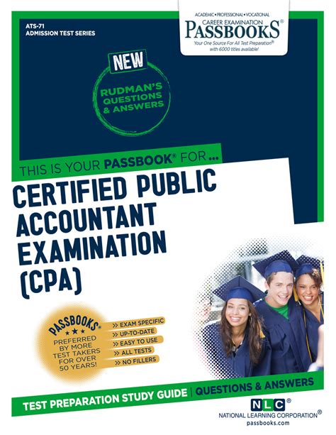 CERTIFIED PUBLIC ACCOUNTANT EXAMINATION CPA Passbooks Study Guide