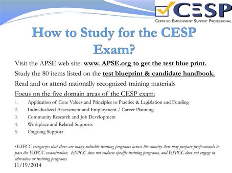 CESP Exam
