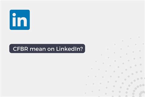 CFBR LinkedIn