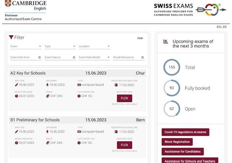 CFCS Online Prüfungen