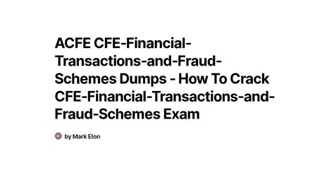 CFE-Financial-Transactions-and-Fraud-Schemes Examengine