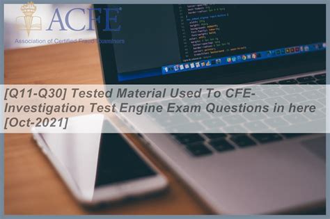 CFE-Investigation Testing Engine