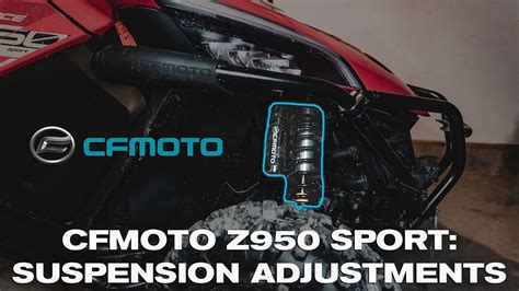 CFMoto Z950 Sport: Suspension Adjustments (How to)