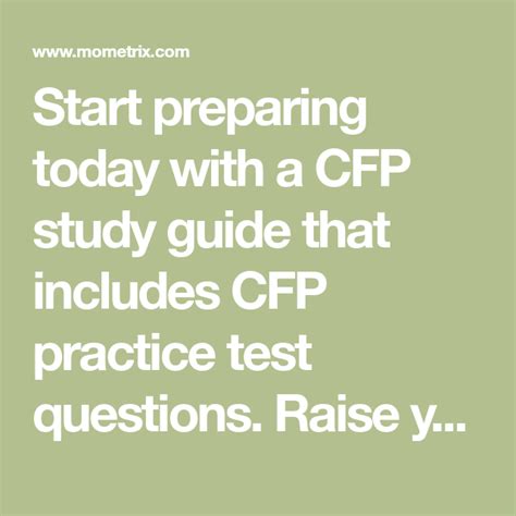 CFPS Tests