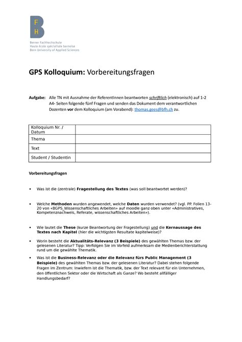 CFPS Vorbereitungsfragen