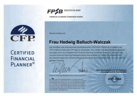 CFPS Zertifizierung