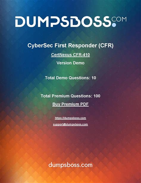 CFR-410 PDF Demo
