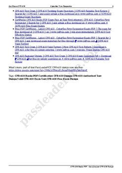 CFR-410 PDF Testsoftware