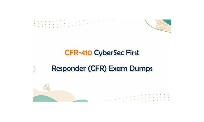 Pdf CFR-410 Dumps