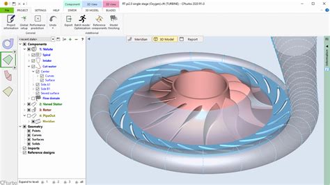 CFturbo Turbine design software