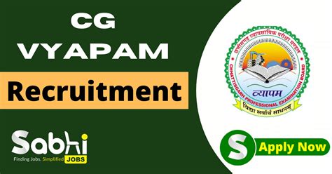 CG VYAPAM Recruitment 2024 Latest Jobs Vacancy Career