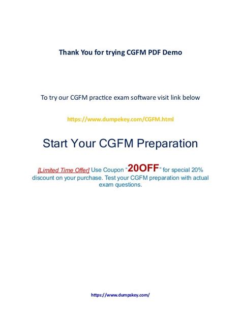 CGFM PDF Demo