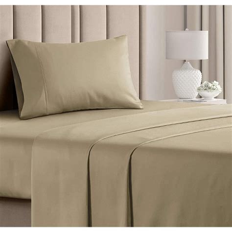 CGK Unlimited 4 Piece 100% Cotton 400 Thread Count Sheet Set