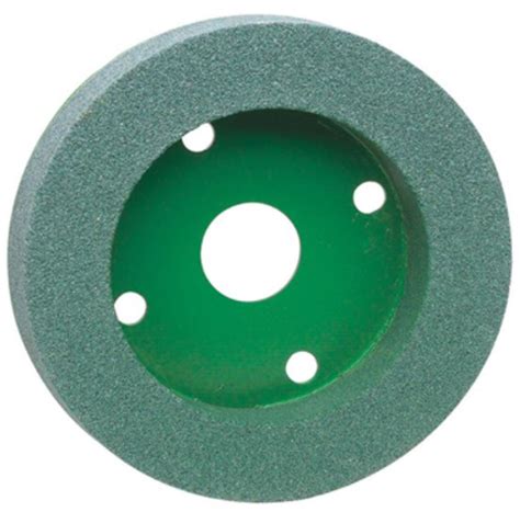 CGW 6" X 1" X 4" Green Silicon Carbide Plate Mounted Grinding Wheel ...