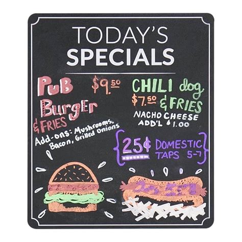 Chalkboard Art Menus for Take Out - Chalk It Up Signs - muktibox.com