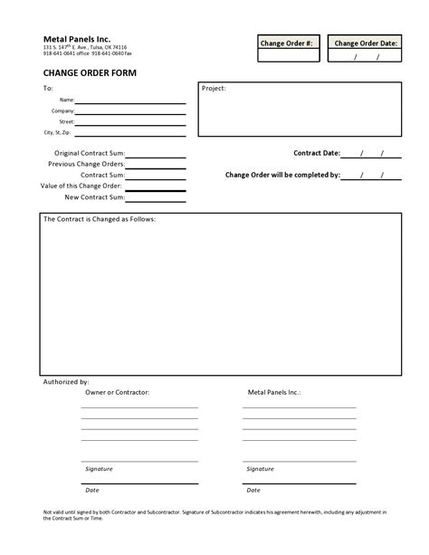 Change Order | PDF - muktibox.com