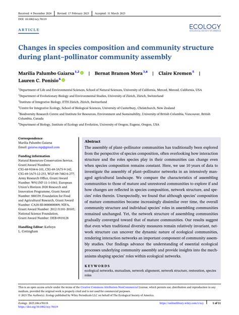 Changes in species composition and community structure during plant ... - raincitystudios.com