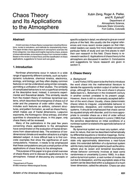 Chaos Theory and Its Applications to the Atmosphere - wintechmobiles.com
