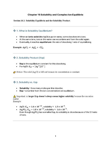 Chapter 16: Solubility & Complex-Ion Equilibria - Quizlet - wintechmobiles.com