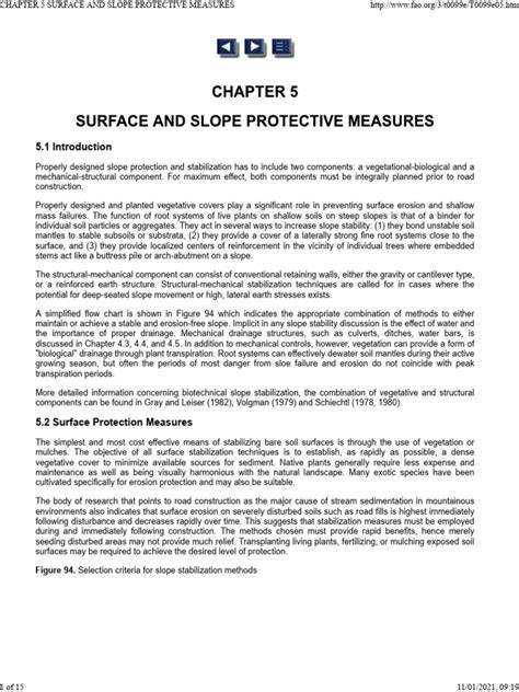 CHAPTER 5 SURFACE AND SLOPE PROTECTIVE … - raincitystudios.com