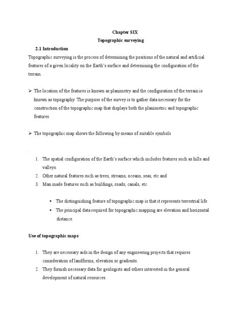 CHAPTER 6 TOPOGRAPHIC SURVEYING - wintechmobiles.com