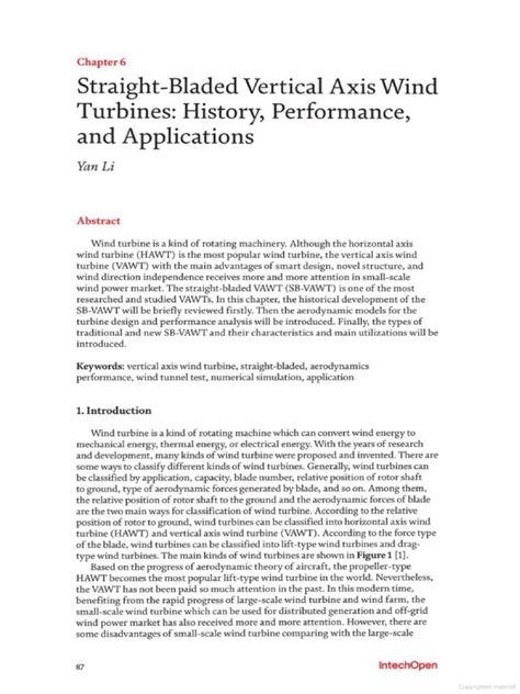 Chapter Straight-Bladed Vertical Axis Wind Turbines: History ... - wintechmobiles.com