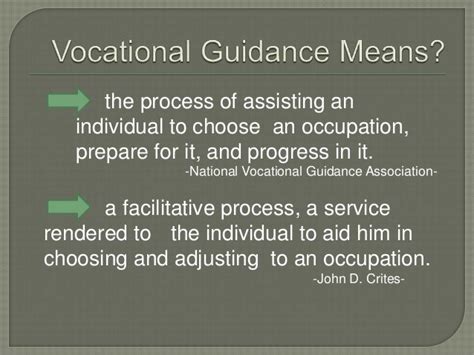 CHAPTER VI Vocational Guidance - JSTOR