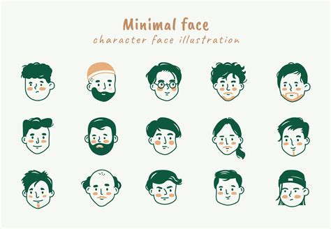 Character Design Minimal Vectors - Freepik - muktibox.com