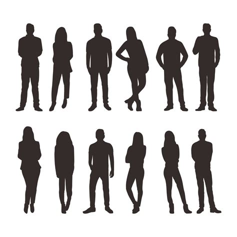 Character Silhouette Vector Art, Icons, and Graphics for ... - Vecteezy - muktibox.com