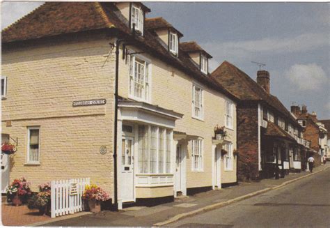 CHARING High Street Showing Shop Front, Kent RP Postcard