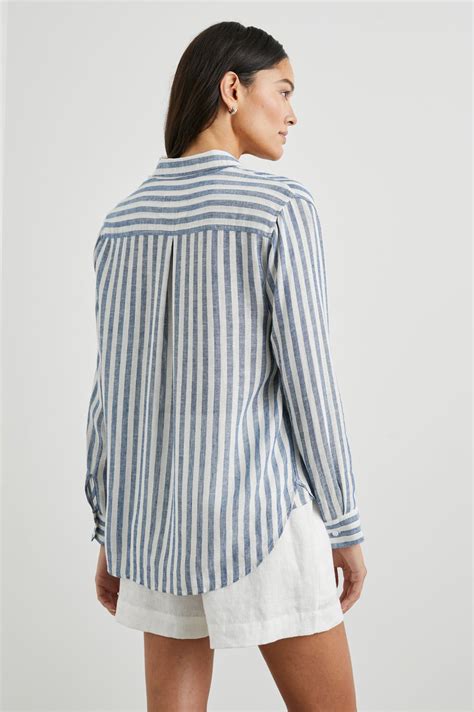 CHARLI SHIRT - MERIDA STRIPE – Rails