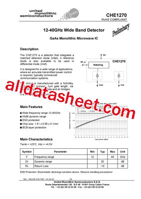 CHE1270 Datasheet, PDF - Alldatasheet