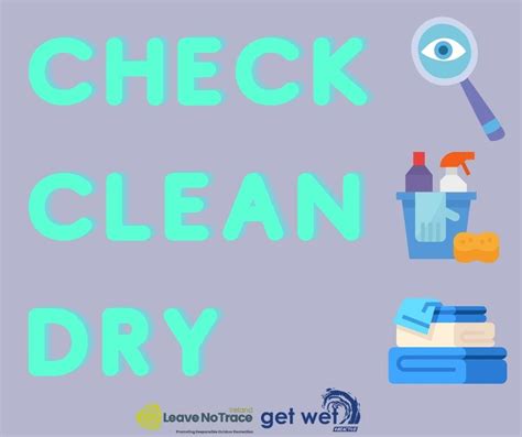 CHECK, CLEAN, DRY – Get Wet NI