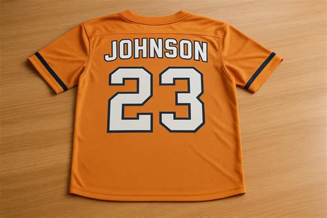 Checklist for Perfect Jersey Name and Number Placement - muktibox.com