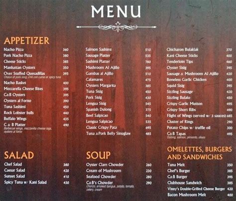 CHEF AND BREWER, Manila - Menu, Prices & Restaurant …