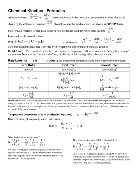 Chem Solutions, Kinetics & Equilibrium Test Study Set - Unit 8/9 - wintechmobiles.com