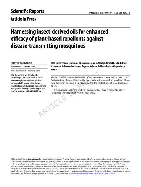 Chemical and Plant-Based Insect Repellents: Efficacy, Safety, and ... - raincitystudios.com