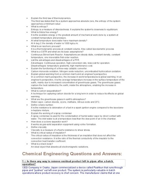 Chemical Engineering Questions and Answers - IndiaBIX - wintechmobiles.com