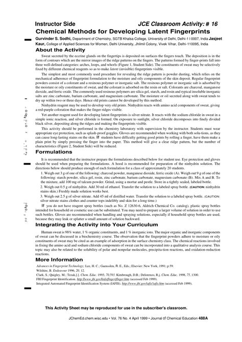 Chemical Methods for Developing Latent Fingerprints - wintechmobiles.com
