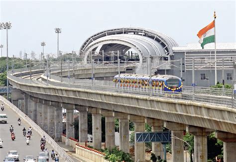 CHENNAI INTERNATIONAL AIRPORT (MAA) METRO STATION